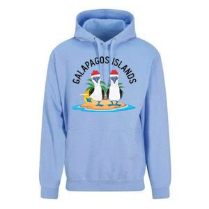 Galapagos Islands Blue Footed Booby Bird Christmas Unisex Surf Hoodie