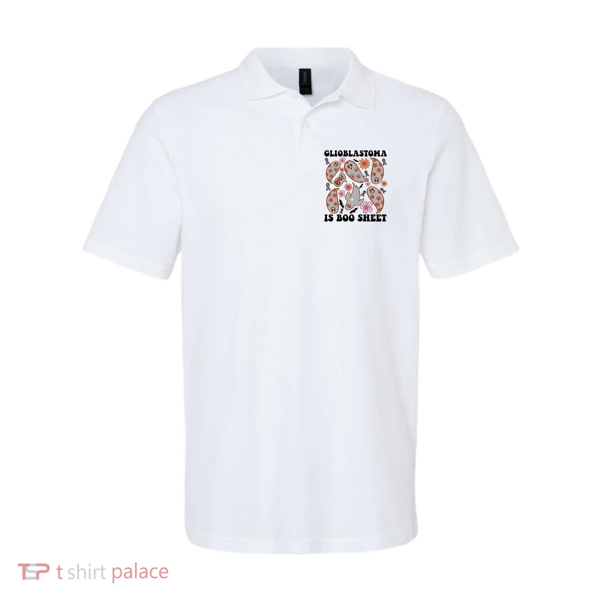 Glioblastoma Is Boo Sheet Brain Cancer Warrior Polo