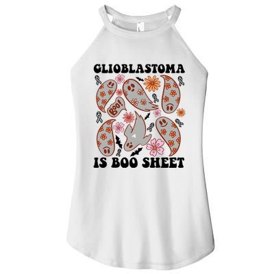 Glioblastoma Is Boo Sheet Brain Cancer Warrior Women's Perfect Tri Rocker Tank