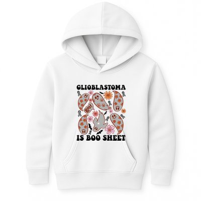 Glioblastoma Is Boo Sheet Brain Cancer Warrior Kids Hoodie