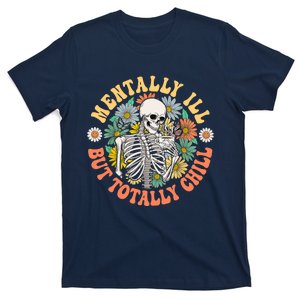 Groovytally Ill But Totally Chill Halloween Skeleton T-Shirt