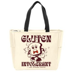 Gluten Intolerant But IM Being Brave About It Zip Tote Bag