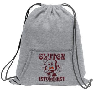 Gluten Intolerant But IM Being Brave About It Sweatshirt Cinch Pack Bag