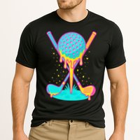 Golf Ice Cream Drip Golfing Golfer Cooling Performance Crew T-Shirt