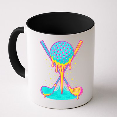 Golf Ice Cream Drip Golfing Golfer Mug