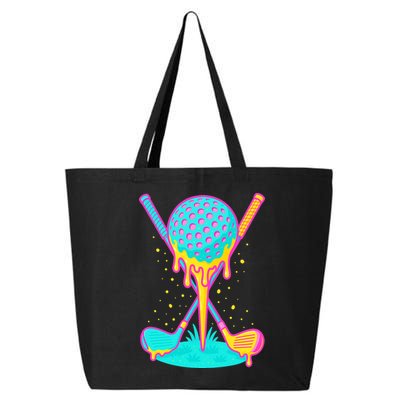 Golf Ice Cream Drip Golfing Golfer 25L Jumbo Tote