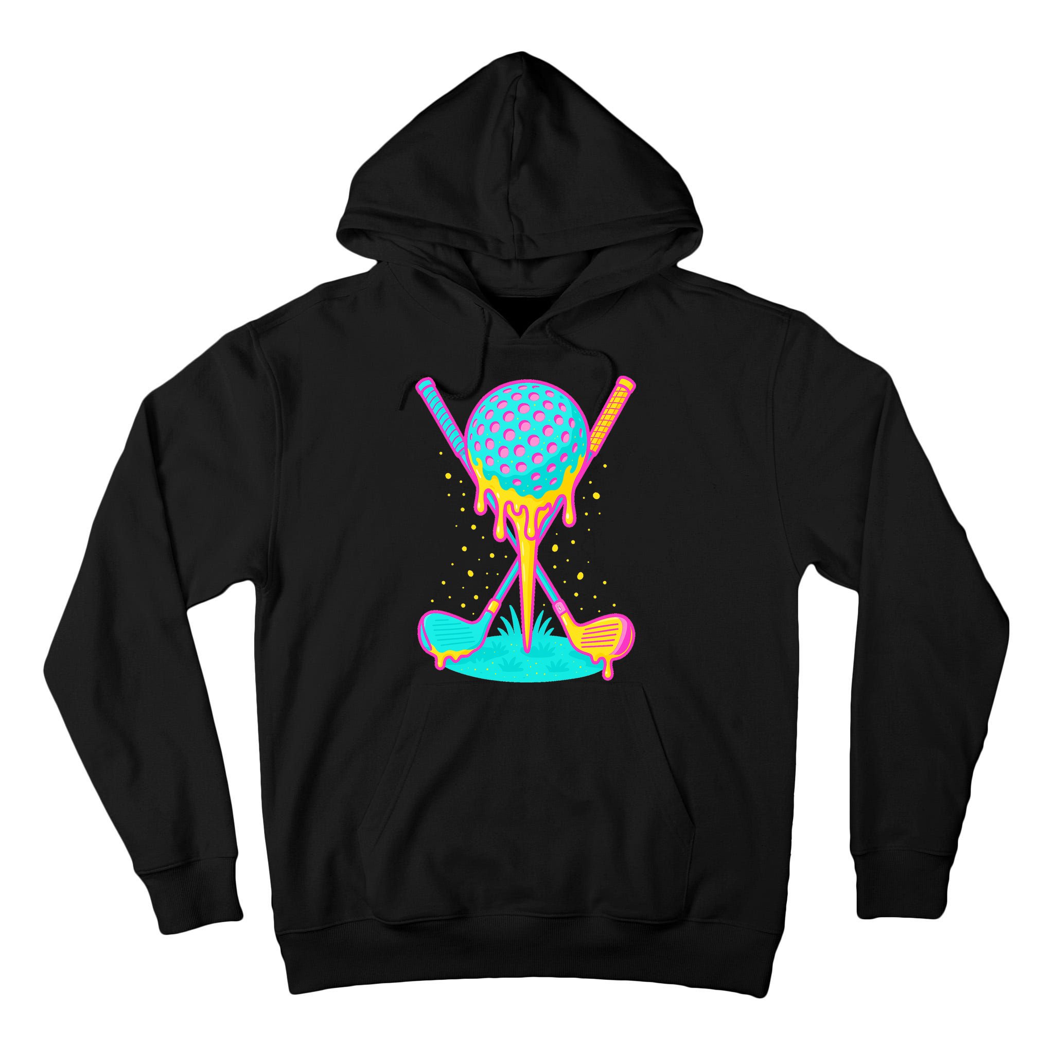 Golf Ice Cream Drip Golfing Golfer Tall Hoodie