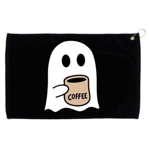 Ghost Ing Coffee Funny Halloween Costume Coffee Lover Cool Gift Grommeted Golf Towel