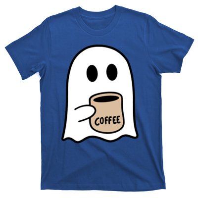 Ghost Ing Coffee Funny Halloween Costume Coffee Lover Cool Gift T-Shirt