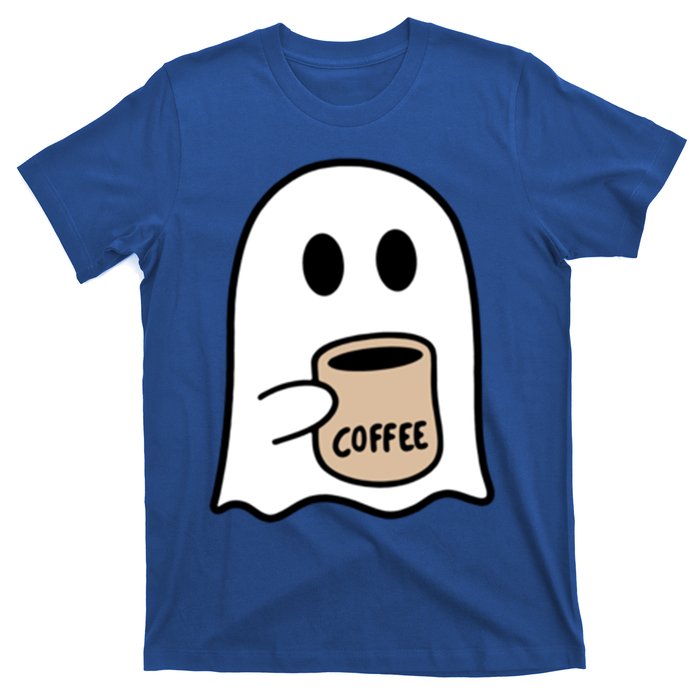 Ghost Ing Coffee Funny Halloween Costume Coffee Lover Cool Gift T-Shirt