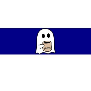 Ghost Ing Coffee Funny Halloween Costume Coffee Lover Cool Gift Bumper Sticker