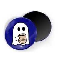 Ghost Ing Coffee Funny Halloween Costume Coffee Lover Cool Gift Magnet