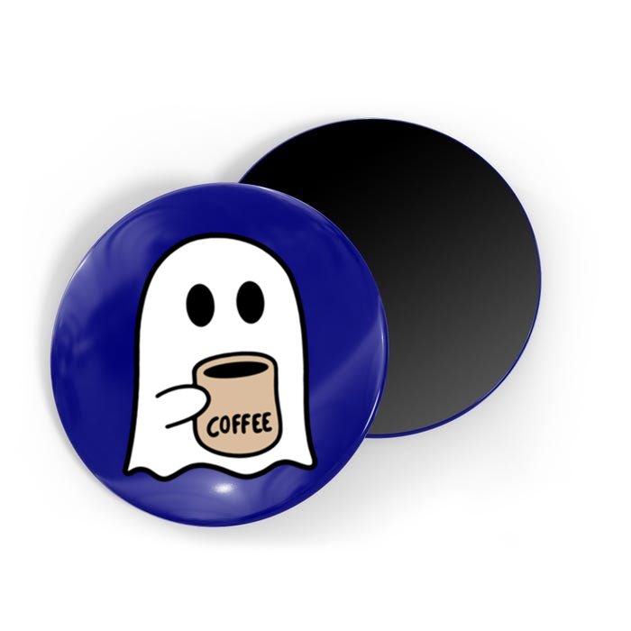 Ghost Ing Coffee Funny Halloween Costume Coffee Lover Cool Gift Magnet