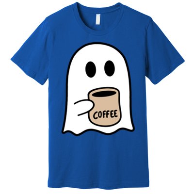 Ghost Ing Coffee Funny Halloween Costume Coffee Lover Cool Gift Premium T-Shirt