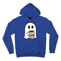 Ghost Ing Coffee Funny Halloween Costume Coffee Lover Cool Gift Tall Hoodie