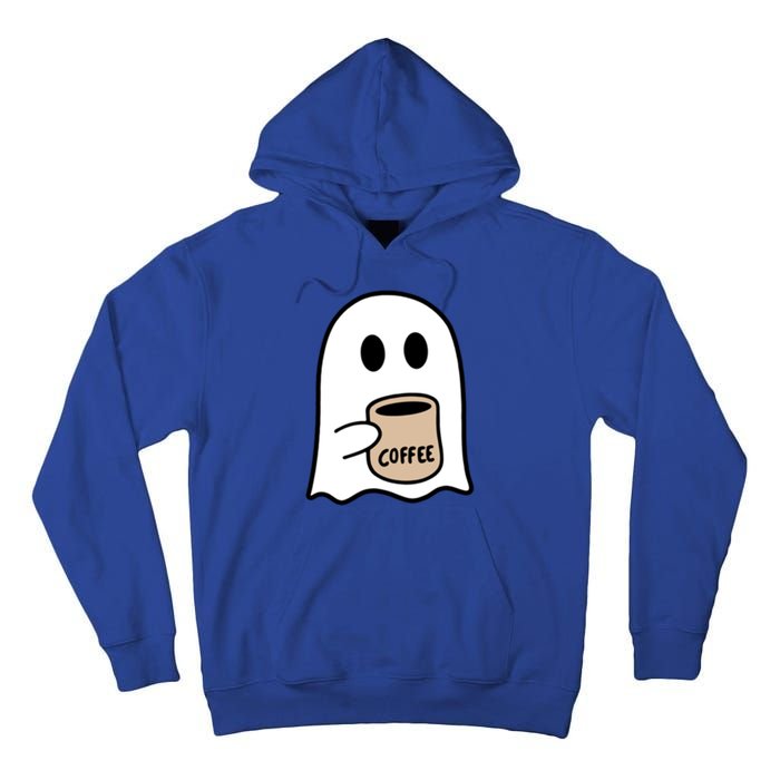 Ghost Ing Coffee Funny Halloween Costume Coffee Lover Cool Gift Tall Hoodie