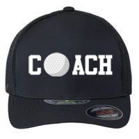 Golf Instructor Coach Golfer Golf Ball Gift Golf Course Flexfit Unipanel Trucker Cap