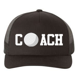 Golf Instructor Coach Golfer Golf Ball Gift Golf Course Yupoong Adult 5-Panel Trucker Hat