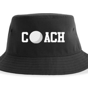 Golf Instructor Coach Golfer Golf Ball Gift Golf Course Sustainable Bucket Hat