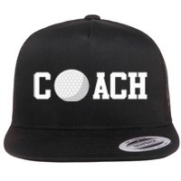 Golf Instructor Coach Golfer Golf Ball Gift Golf Course Flat Bill Trucker Hat