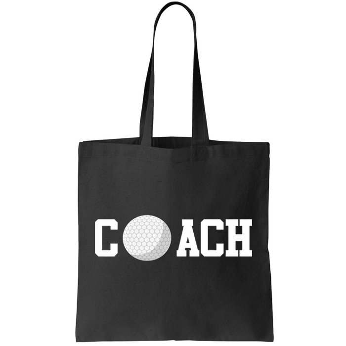 Golf Instructor Coach Golfer Golf Ball Gift Golf Course Tote Bag