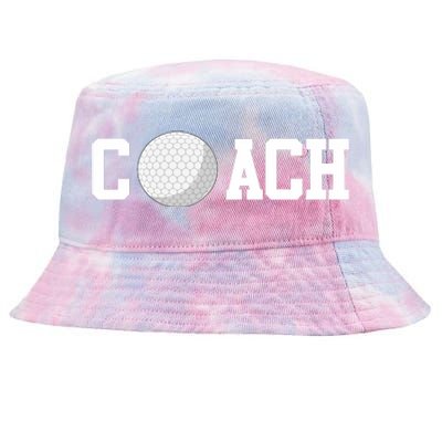 Golf Instructor Coach Golfer Golf Ball Gift Golf Course Tie-Dyed Bucket Hat