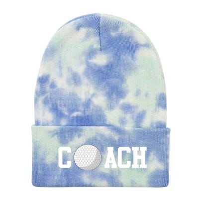 Golf Instructor Coach Golfer Golf Ball Gift Golf Course Tie Dye 12in Knit Beanie