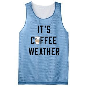 Ggt Its Coffee Weather Fall Winter Espresso Lovers Cool Gift Mesh Reversible Basketball Jersey Tank