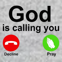 God Is Calling Decline or Pray Tall T-Shirt