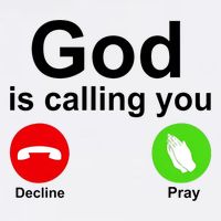 God Is Calling Decline or Pray Sweatshirt