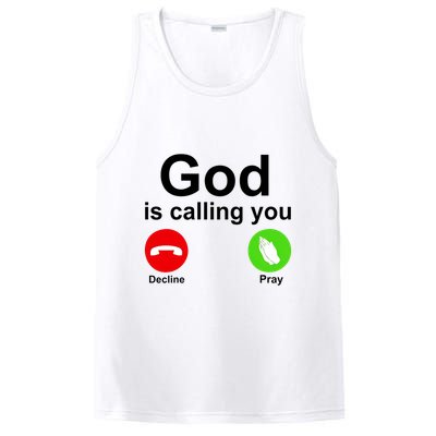 God Is Calling Decline or Pray PosiCharge Competitor Tank