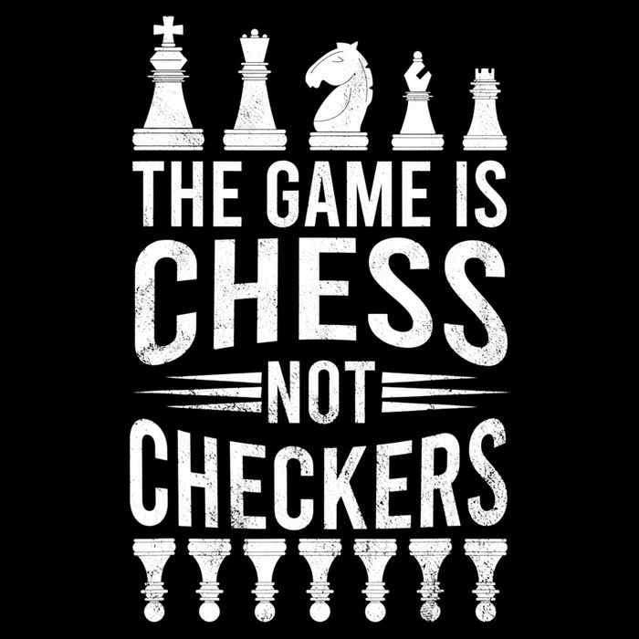 Game Is Chess Not Checkers Funny Gift Grandmaster Chess Player Gift 16 in Basic Backpack