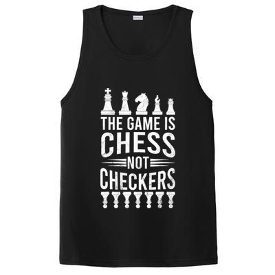 Game Is Chess Not Checkers Funny Gift Grandmaster Chess Player Gift PosiCharge Competitor Tank
