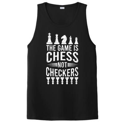 Game Is Chess Not Checkers Funny Gift Grandmaster Chess Player Gift PosiCharge Competitor Tank