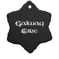 Galway Ireland County Galway Ireland Eire Tee Ceramic Star Ornament