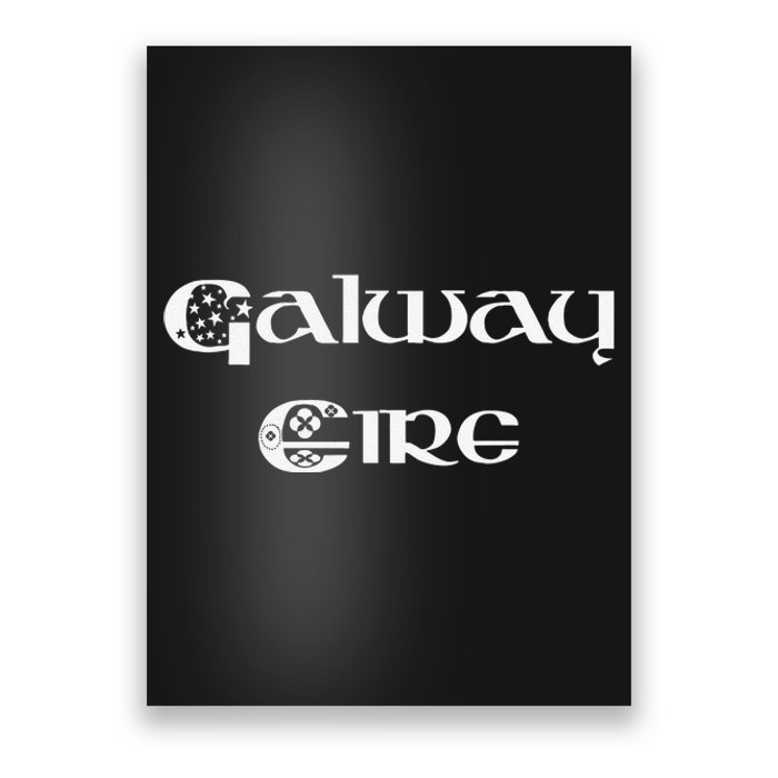 Galway Ireland County Galway Ireland Eire Tee Poster