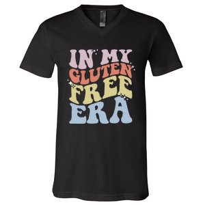 Gluten Intolerance Celiac Awareness In My Gluten Free Era V-Neck T-Shirt