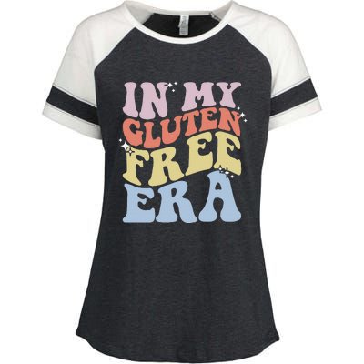 Gluten Intolerance Celiac Awareness In My Gluten Free Era  Enza Ladies Jersey Colorblock Tee