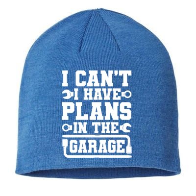 Garage I Cant I Have Plans In The Garage Car Gift Sustainable Beanie