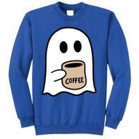 Ghost Ing Coffee Funny Halloween Costume Coffee Lover Great Gift Sweatshirt