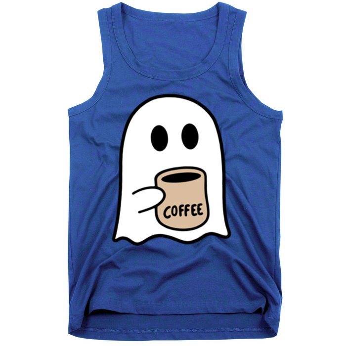 Ghost Ing Coffee Funny Halloween Costume Coffee Lover Great Gift Tank Top