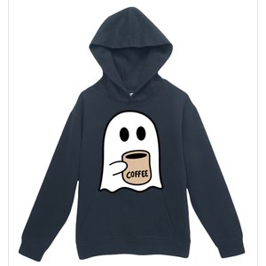 Ghost Ing Coffee Funny Halloween Costume Coffee Lover Great Gift Urban Pullover Hoodie