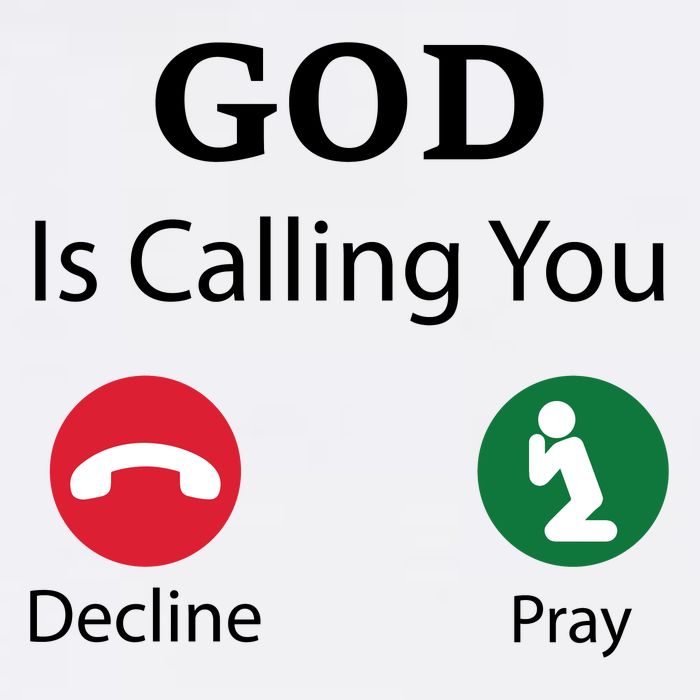 God Is Calling Decline Or Pray Wool Snapback Cap