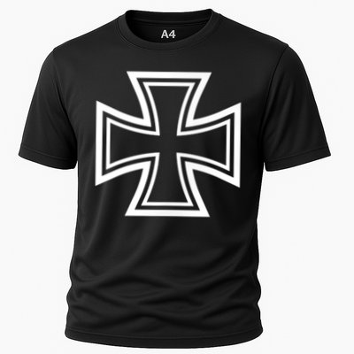 German Iron Cross Front & Back Print Performance Shirt