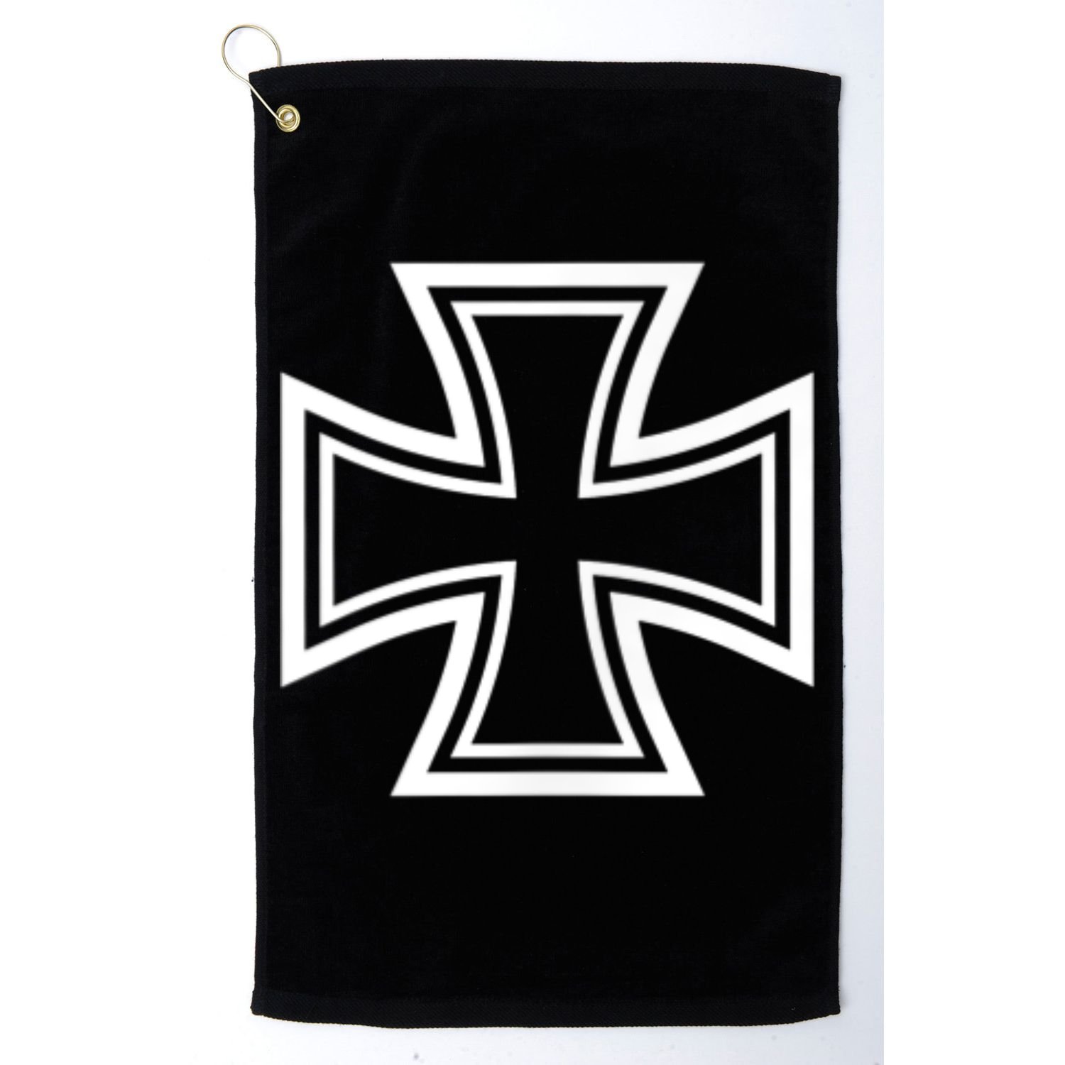 German Iron Cross Front & Back Print Golf Towel