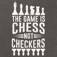Game Is Chess Not Checkers Funny Gift Grandmaster Chess Player Gift Cotton Canvas Backpack