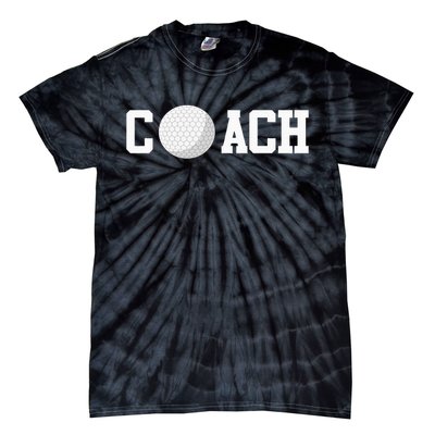 Golf Instructor Coach Golfer Golf Ball Gift Golf Course Tie-Dye T-Shirt