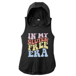 Gluten Intolerance Celiac Awareness In My Gluten Free Era Ladies PosiCharge Tri-Blend Wicking Draft Hoodie Tank