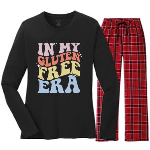 Gluten Intolerance Celiac Awareness In My Gluten Free Era Women's Long Sleeve Flannel Pajama Set 