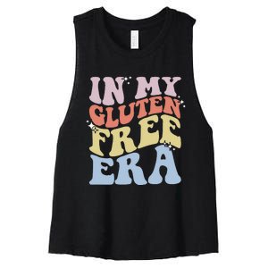 Gluten Intolerance Celiac Awareness In My Gluten Free Era Women's Racerback Cropped Tank